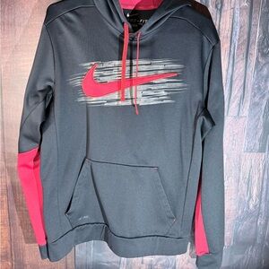 Nike Therma-Fit Hoodie with Red Accents